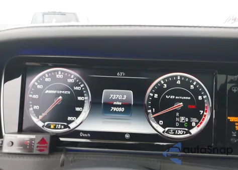 2015 Mercedes-Benz S 63 Amg 4Matic z USA, uszkodzony, nr VIN WDDUG7JBXFA139826